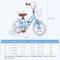 Kids Bicycle with Training Wheels Adjustable Seat and Dual Brake System